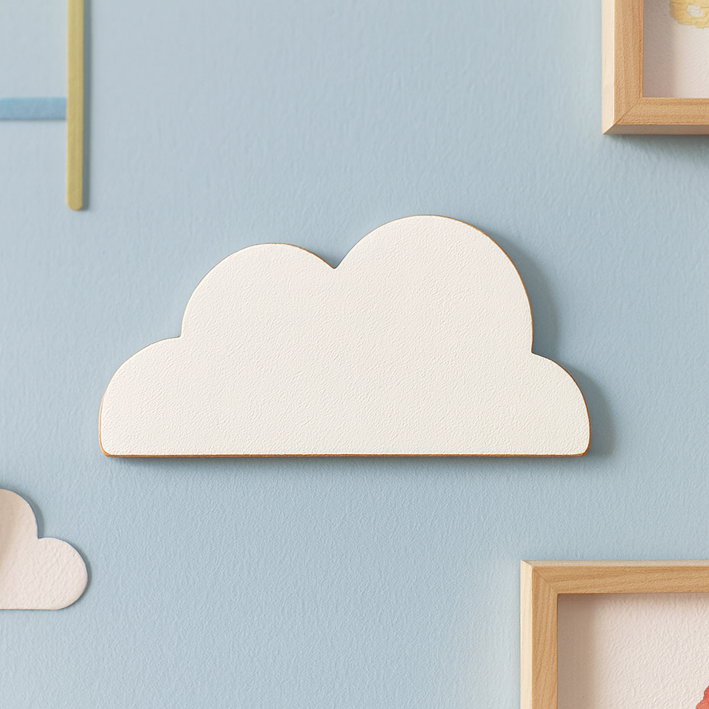 DIY MDF Cloud Cutout for Painting, Kids & Nursery Decor