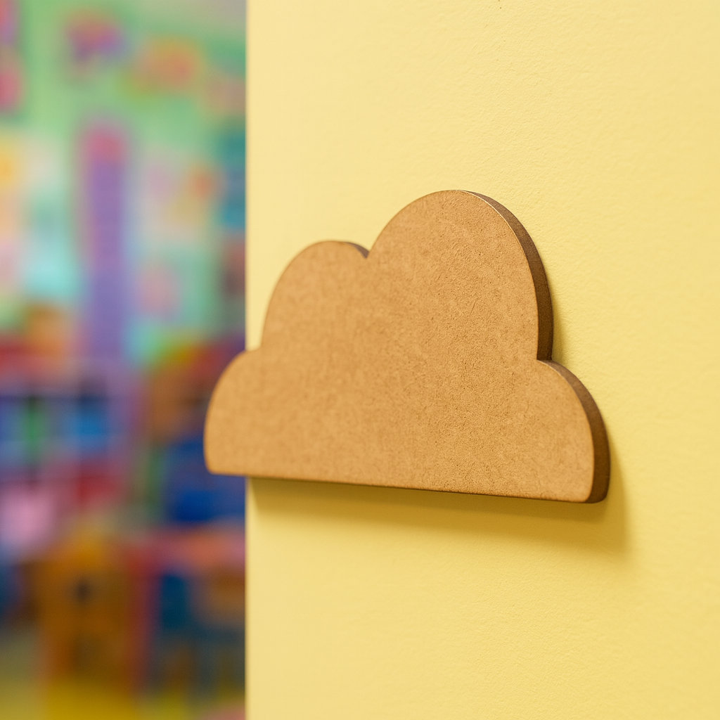 DIY MDF Cloud Cutout for Painting, Kids & Nursery Decor