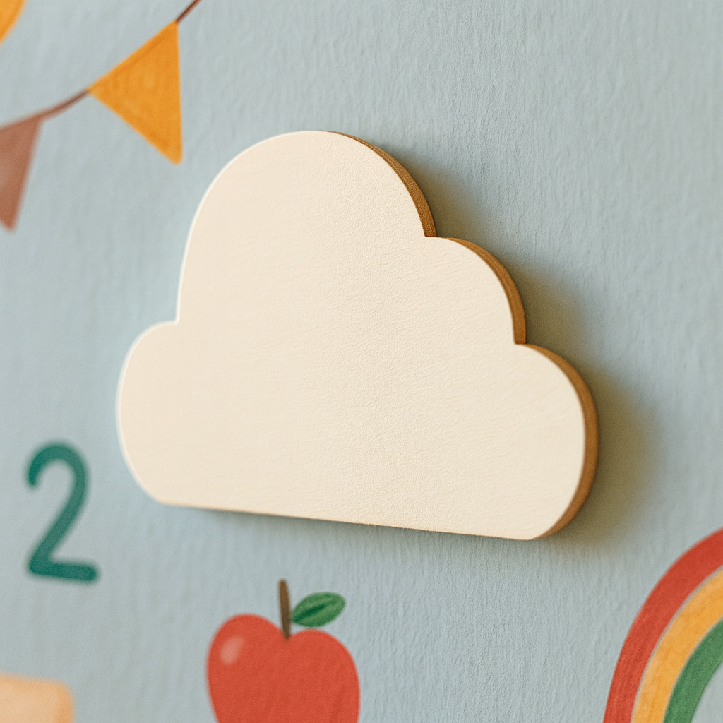DIY Large MDF Cloud Cutout for Painting & Nursery Decor
