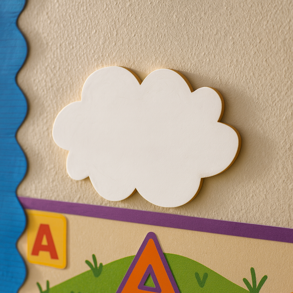 DIY Wide MDF Cloud Cutout for Painting & Nursery Decor