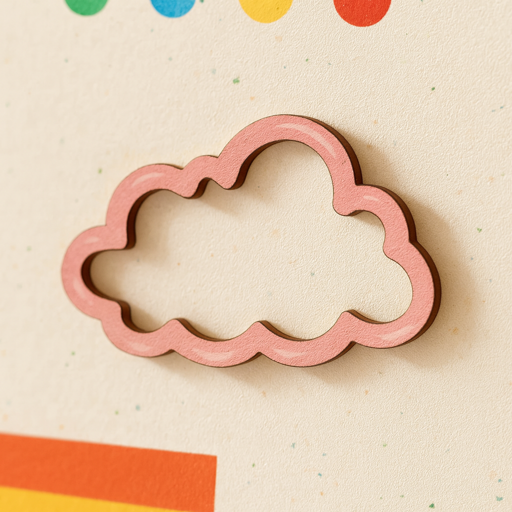 DIY MDF Cloud Outline Cutout for Painting & Nursery Decor