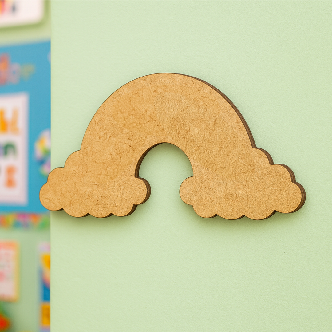DIY MDF Cloud Arch Cutout for Painting & Nursery Decor