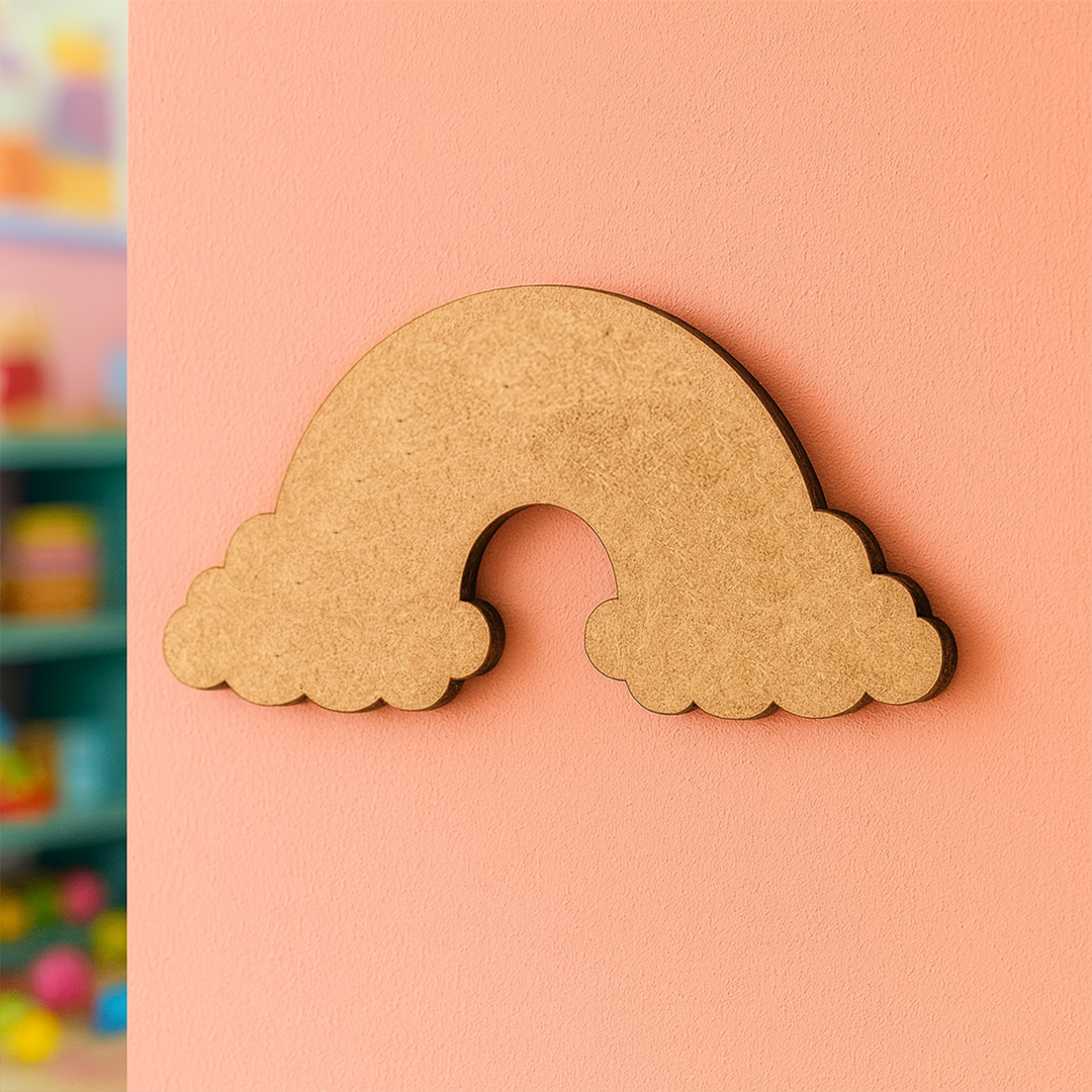 DIY MDF Cloud Arch Cutout for Painting & Nursery Decor
