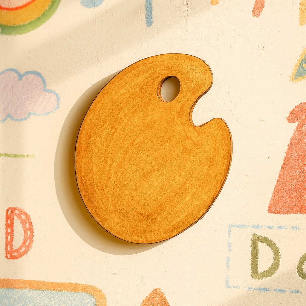 DIY MDF Paint Palette Cutout for Art & Craft Projects