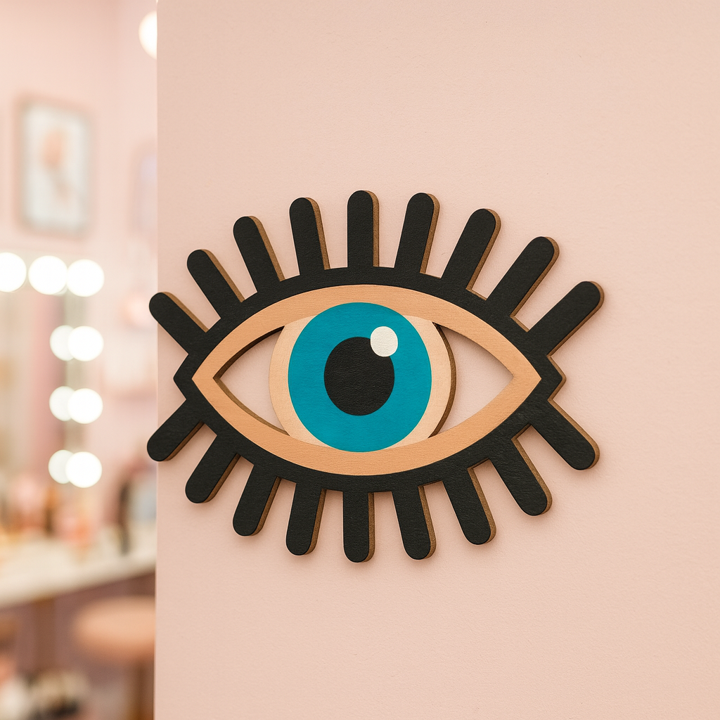 DIY MDF Eye Cutout for Craft, Painting & Wall Decor