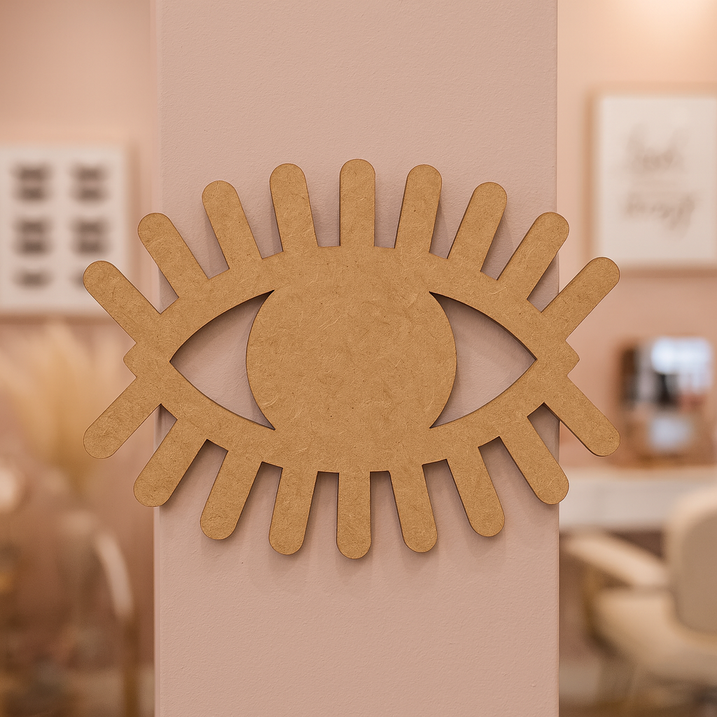 DIY MDF Eye Cutout for Craft, Painting & Wall Decor