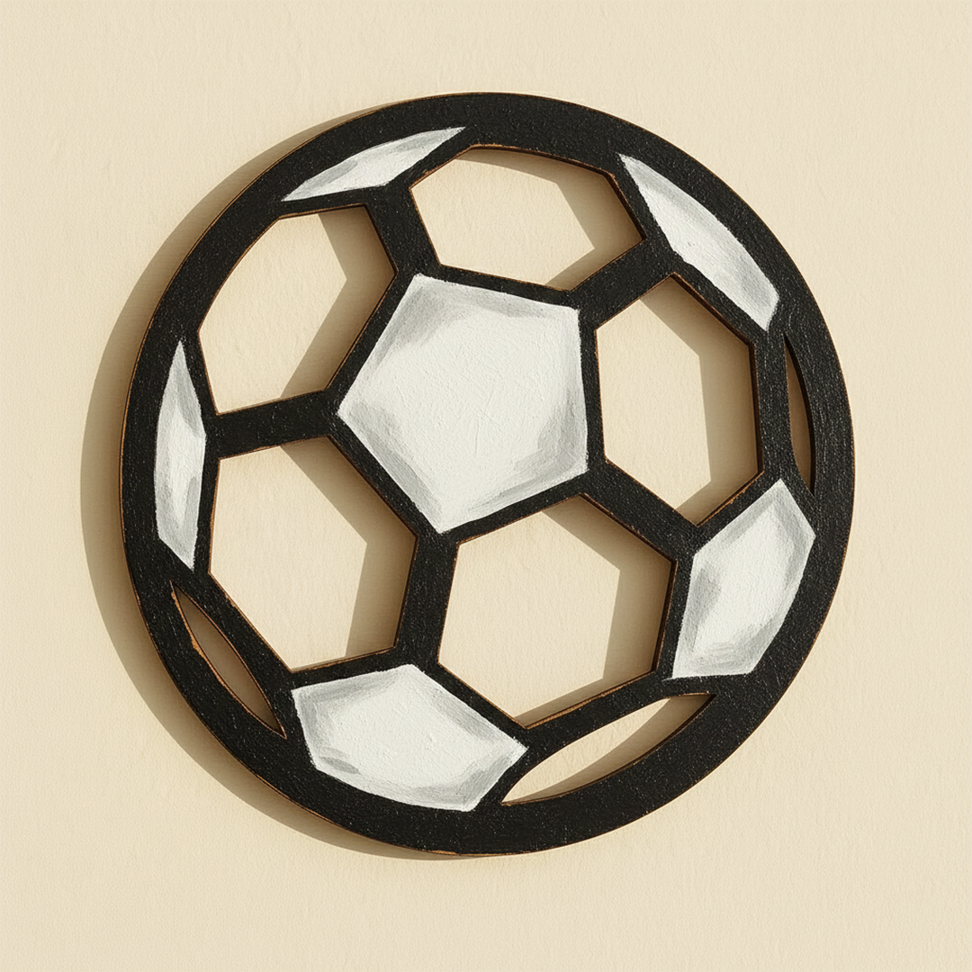 DIY MDF Geometric Circle Cutout for Craft & Wall Decor