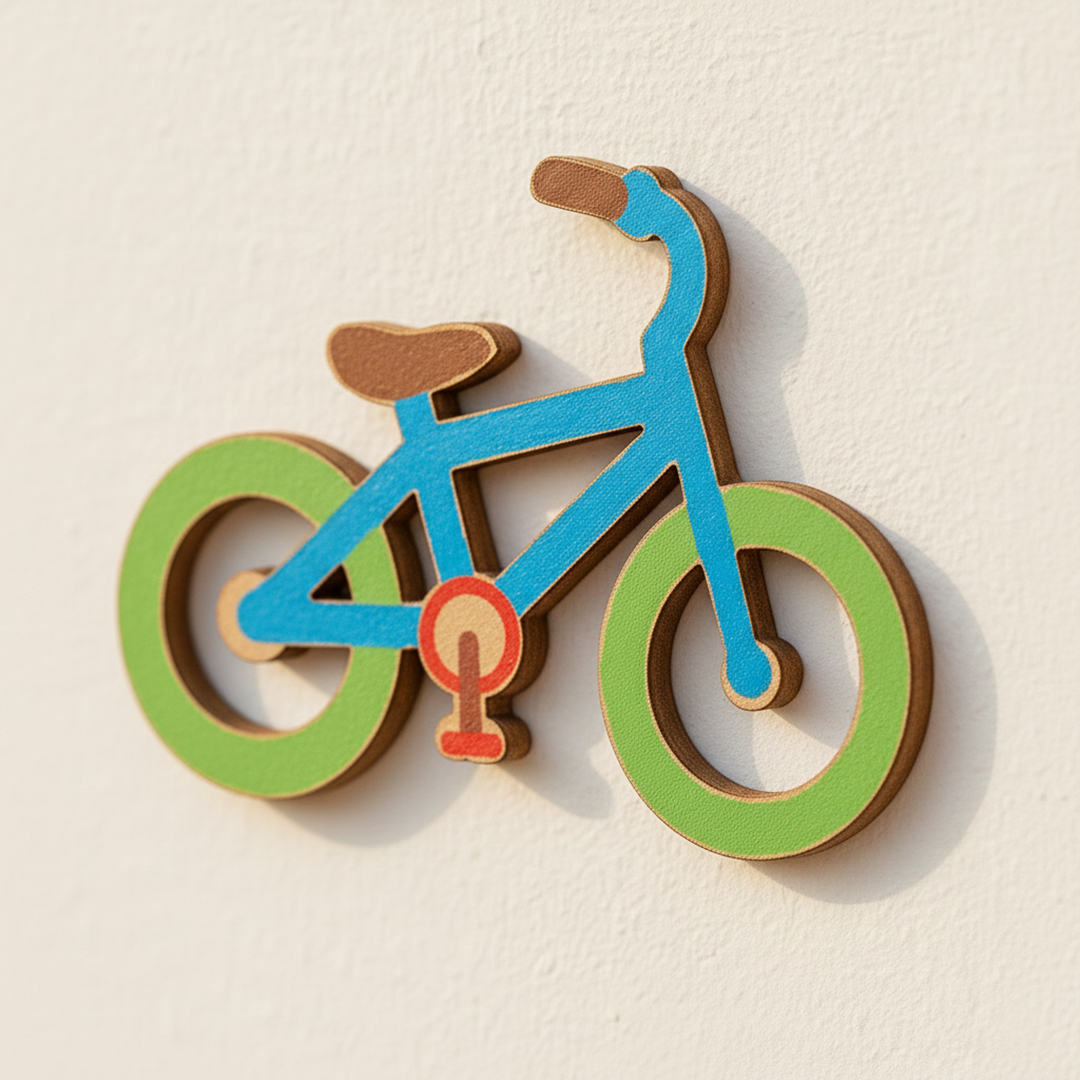 DIY MDF Bicycle Cutout for Craft, Painting & Decor