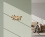 Unpainted MDF Adventure Awaits quote laser cut DIY wall decor craft cutout, mounted on wall