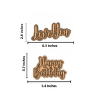 MDF Mini Quote Words Set Wall Decor DIY Craft Cutouts for painting and decoration with size