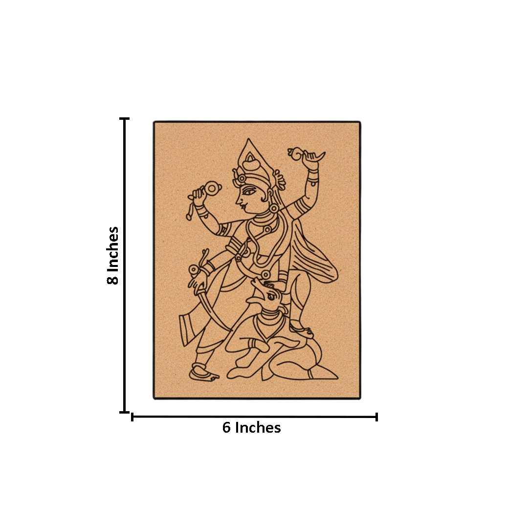 Traditional Painting MDF DIY Art Base with Divine Artwork Design with size 