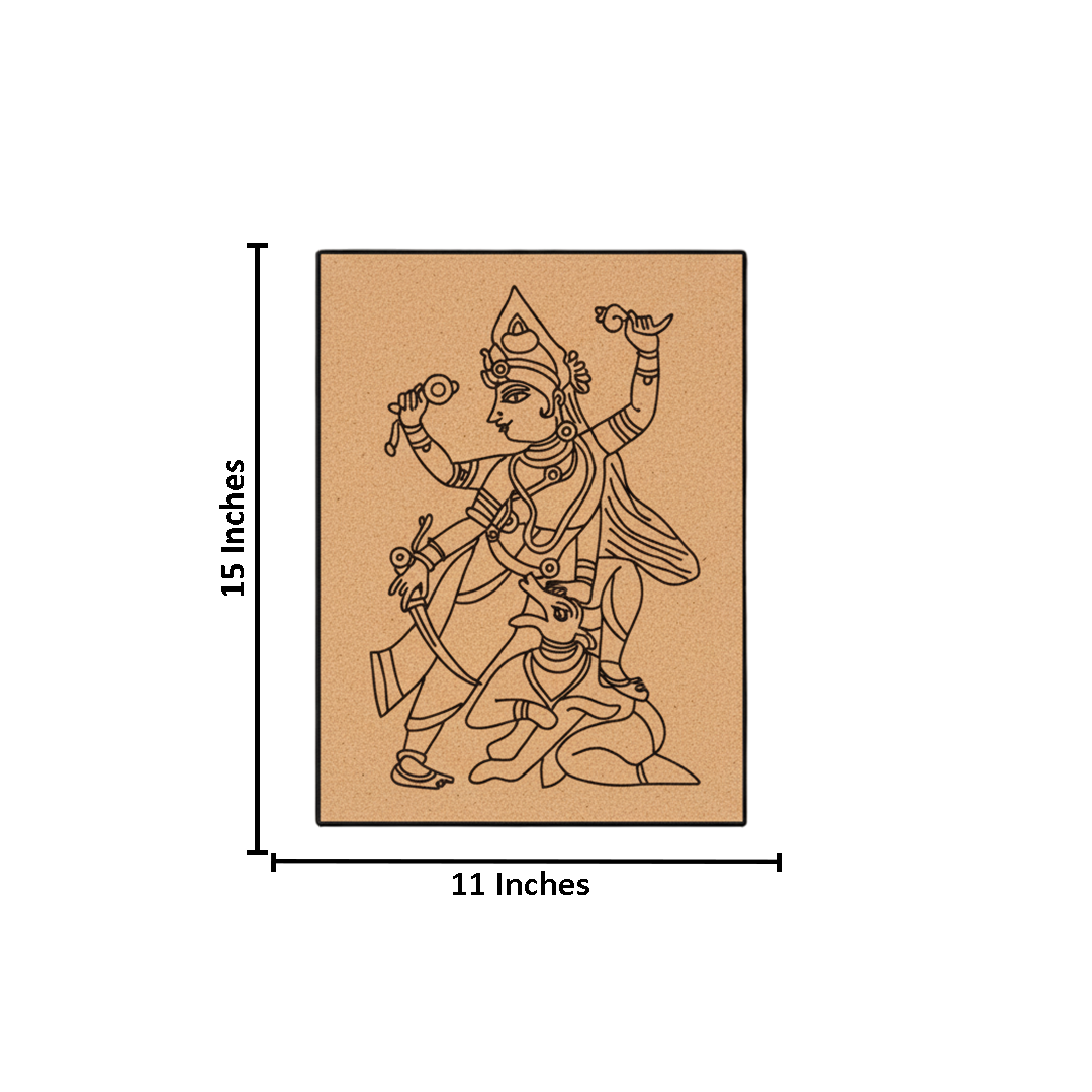 Traditional Painting MDF DIY Art Base with Divine Artwork Design with size 