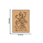 Traditional Painting MDF DIY Art Base with Divine Artwork Design with size 