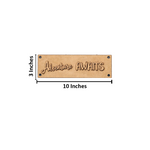 Laser cut MDF quote plaque “Adventure Awaits”, DIY motivational wall decor board 10x3 inches