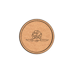 Bordered pre marked MDF round base with Rajasthani man folk art design for DIY painting and craft projects