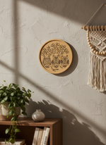 MDF owl design wall décor