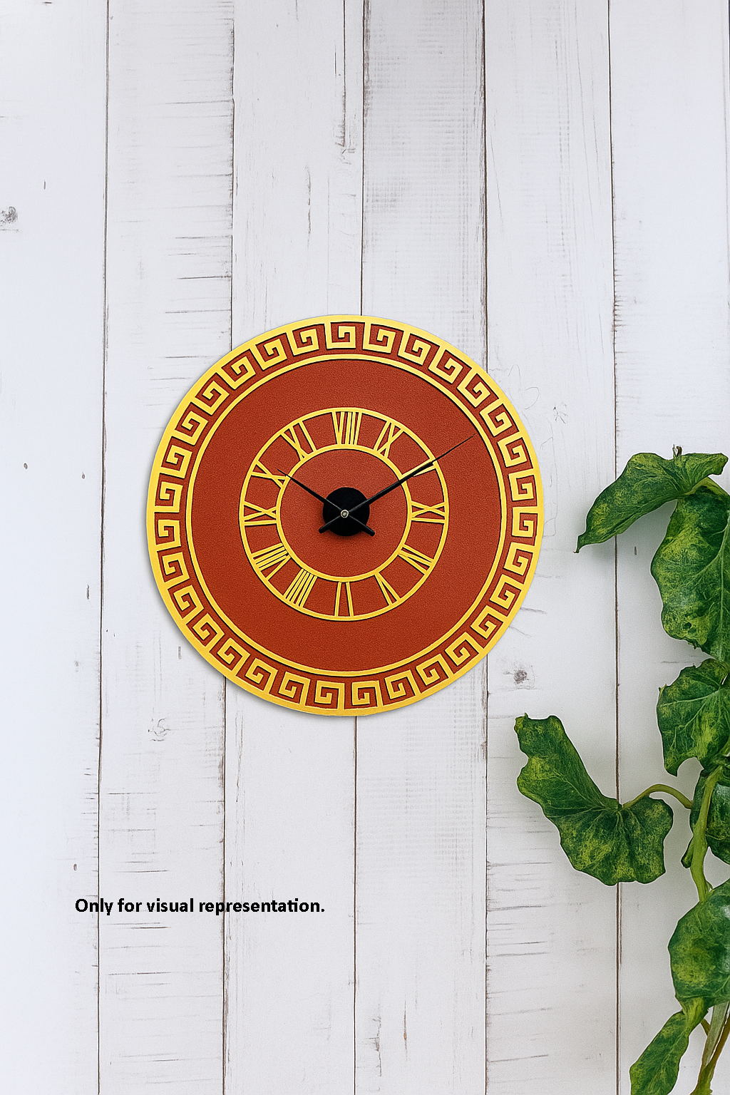Bold red and gold design with intricate detailing, ready to hang and enhance any wall instantly