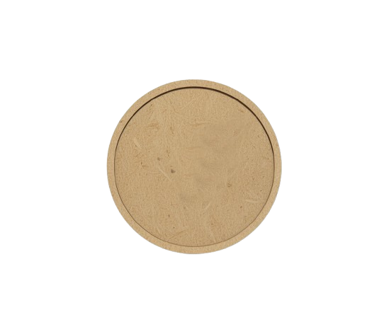 Round Shadow wall clock on a white background