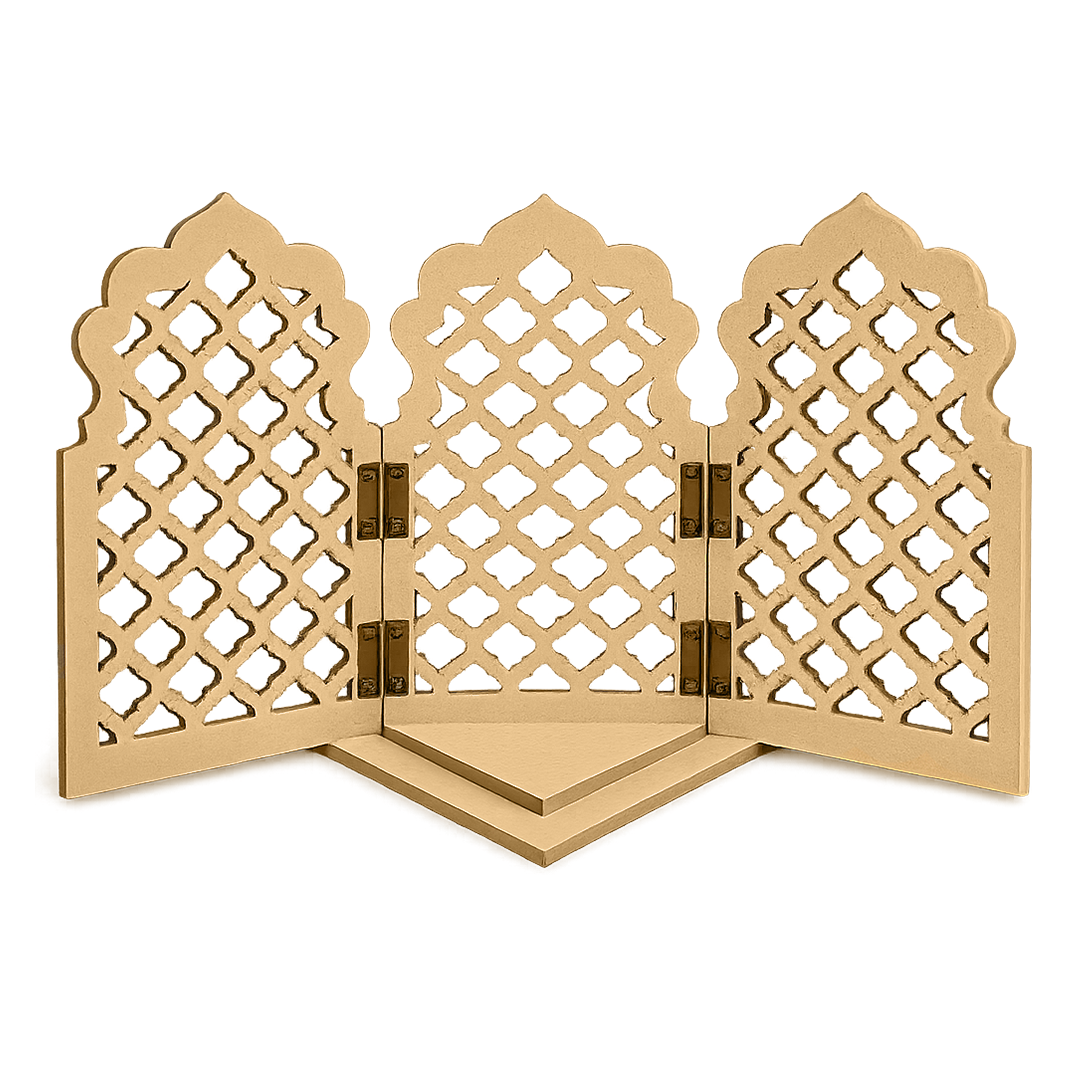 DIY MDF Decorative Sconce Panel for Wall Decor & Craft laser cut folding panel for painting, decoupage and DIY decoration.