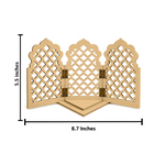 DIY MDF Decorative Sconce Panel for Wall Decor & Craft laser cut folding panel for painting, decoupage and DIY decoration with size