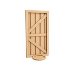 DIY MDF Wooden Door Style Wall Sconce for Decor laser cut MDF wall shelf base for painting, decoupage and DIY customization.