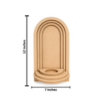 DIY MDF Arched Wall Sconce Shelf for Decor & Craft laser cut MDF wall shelf base for painting, decoupage and DIY decoration with size