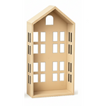 DIY MDF House Shape Wall Shelf Set for Decor & Craft laser cut MDF wall shelves for painting, decoupage and DIY decoration.