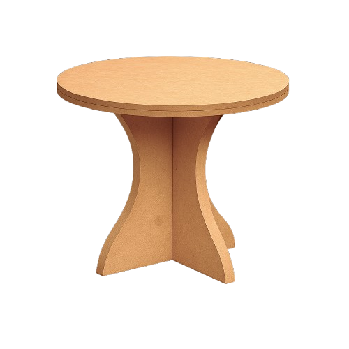 Unpainted MDF round cake stand, sturdy base for weddings, birthdays, and dessert displays