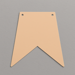 Blank MDF Hanging Bunting Banner  Party and Home Decoration