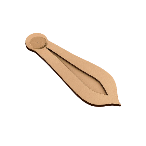 MDF leaf design incense holder  minimalist décor

