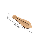 MDF leaf design incense holder  minimalist décor with size