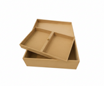 MDF DIY Jewellery Box with a lid on a white background