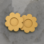 MDF Flower Shape T-Light Holder for Home and Festive Decoration