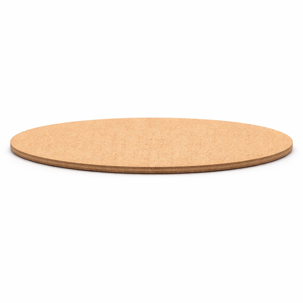 Plain DIY MDF round board stacked together for painting, craft, resin art, mandala work, and home decor projects