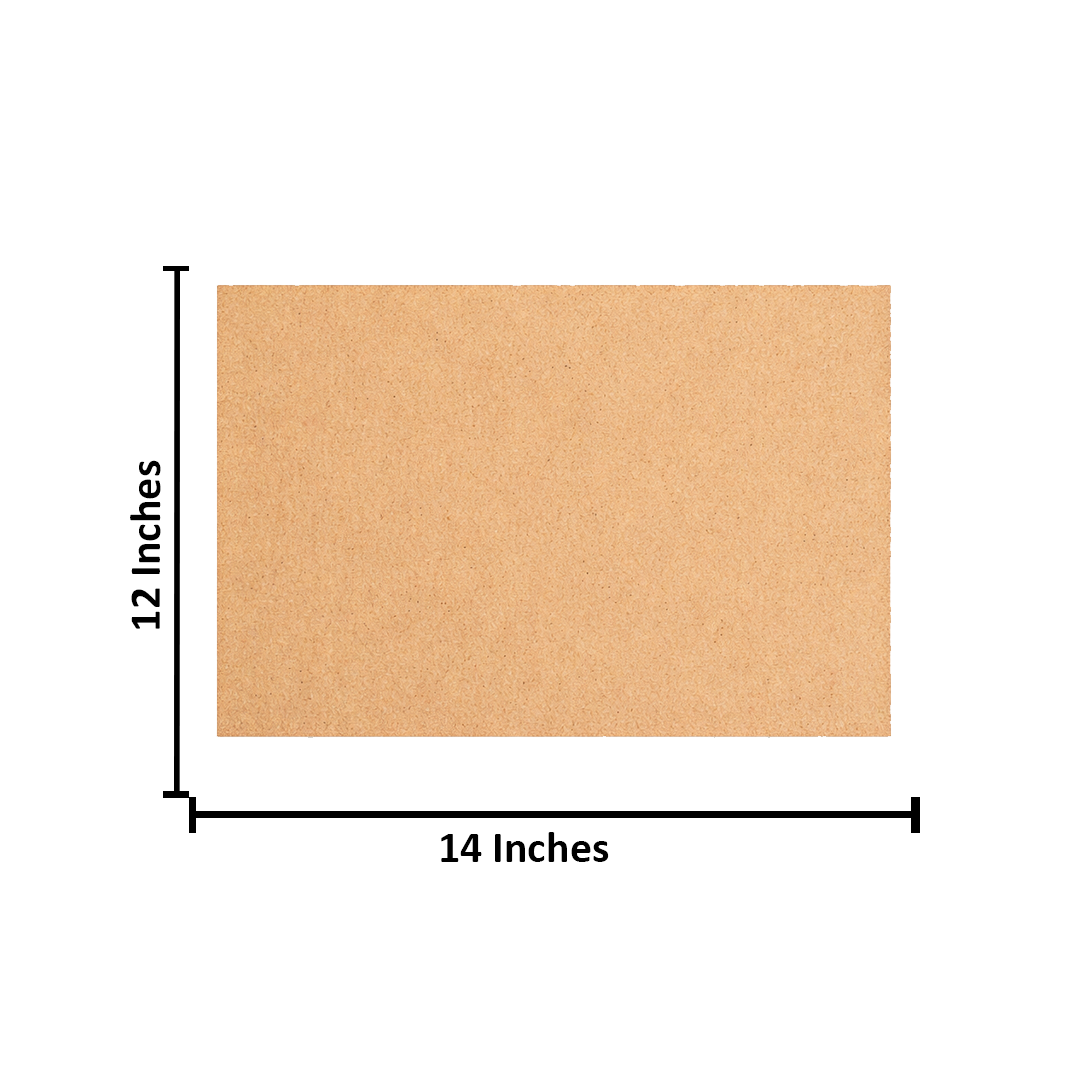 Plain DIY MDF board with smooth surface suitable for painting, craft, and creative projects with size
