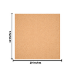 Plain DIY MDF board with smooth surface suitable for painting, craft, and creative projects with size