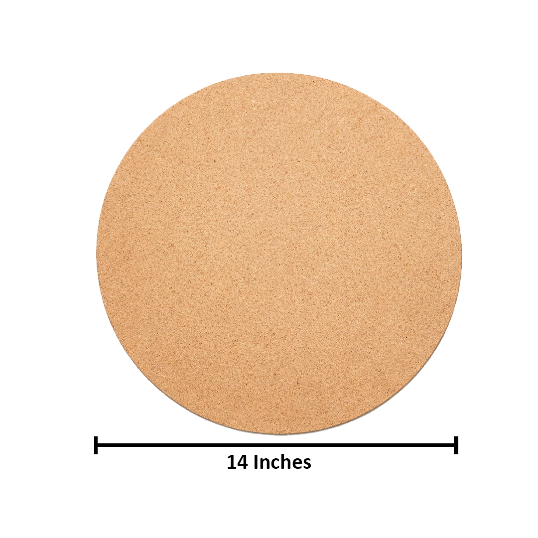 Plain DIY MDF board unpainted round base for painting craft and home decor projects with size