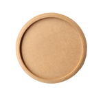 Plain round DIY MDF board with smooth finish, ideal for painting, mandala art, resin art, and DIY craft projects