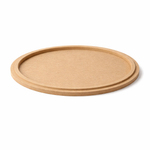 Plain round DIY MDF board with smooth finish, ideal for painting, mandala art, resin art, and DIY craft projects