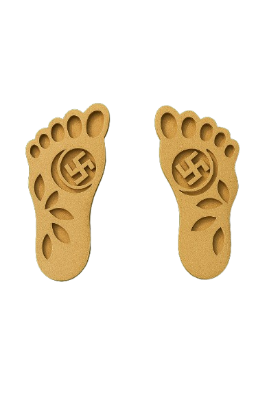 Lakshmi Charan Paduka MDF Cutouts