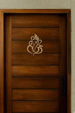 Stylized Ganesha MDF cutout for pooja room, wall décor, and festive decoration