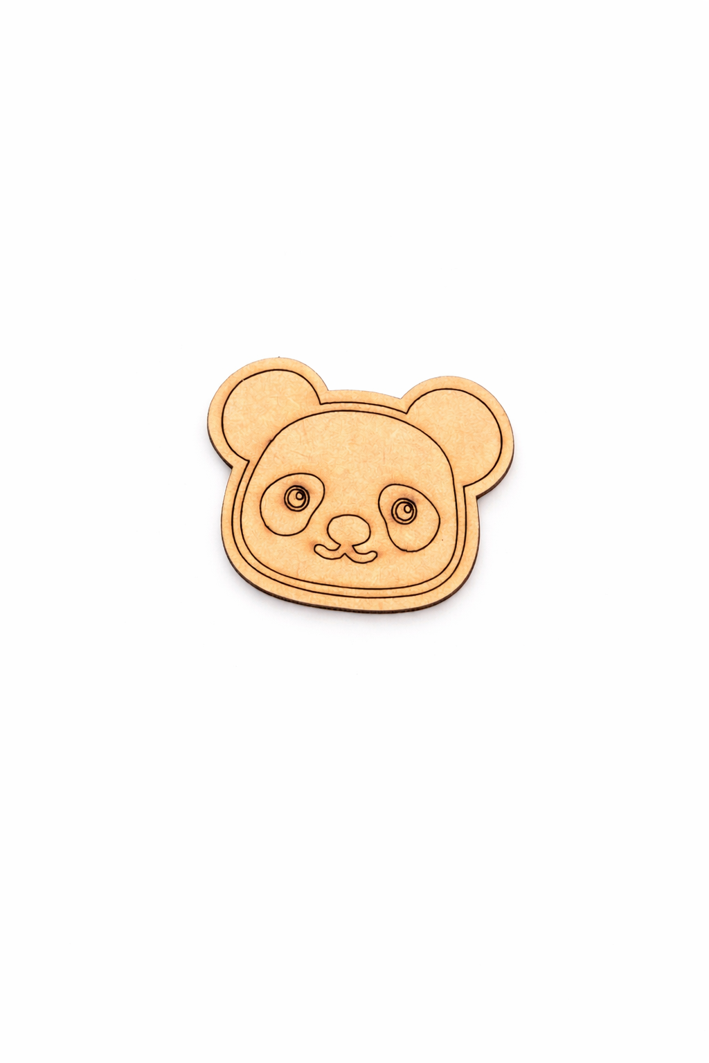 MDF panda DIY fridge magnet unpainted craft cutout for painting