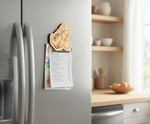 MDF Minnie DIY fridge magnet unpainted craft cutout for painting and decoration, mounted on fridge 