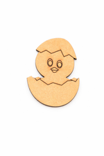 MDF chick DIY fridge magnet unpainted craft cutout for painting and decoration