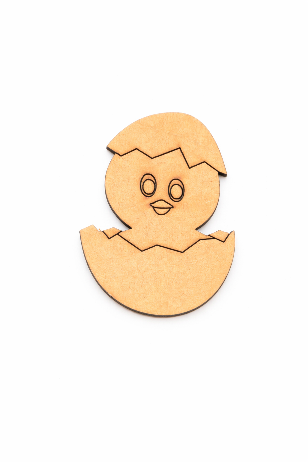 MDF chick DIY fridge magnet unpainted craft cutout for painting and decoration