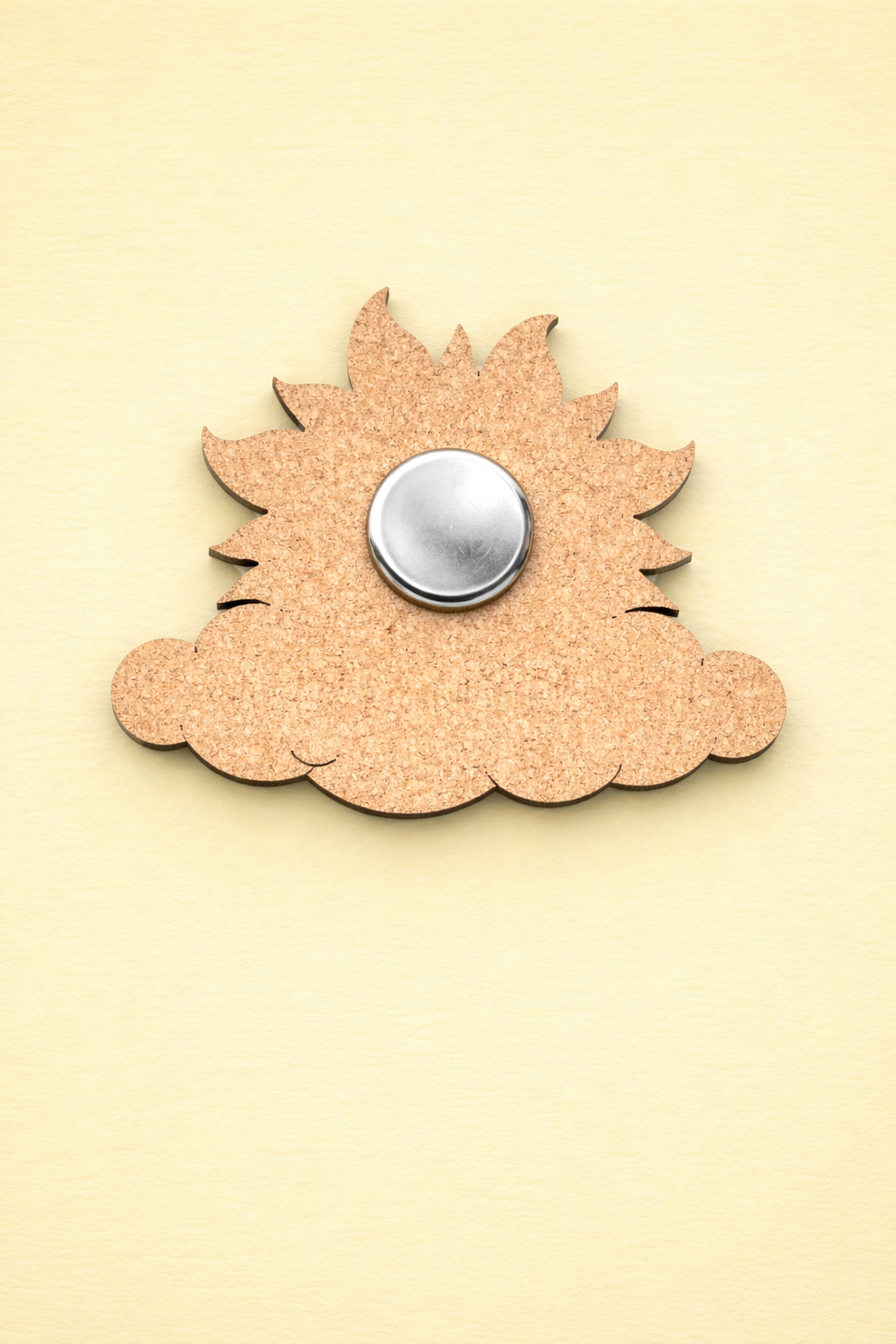 MDF sun DIY fridge magnet unpainted craft cutout for home decor