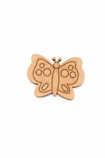 MDF Butterfly Fridge Magnet DIY Craft Cutout Decor Gift Sets unpainted laser cut base