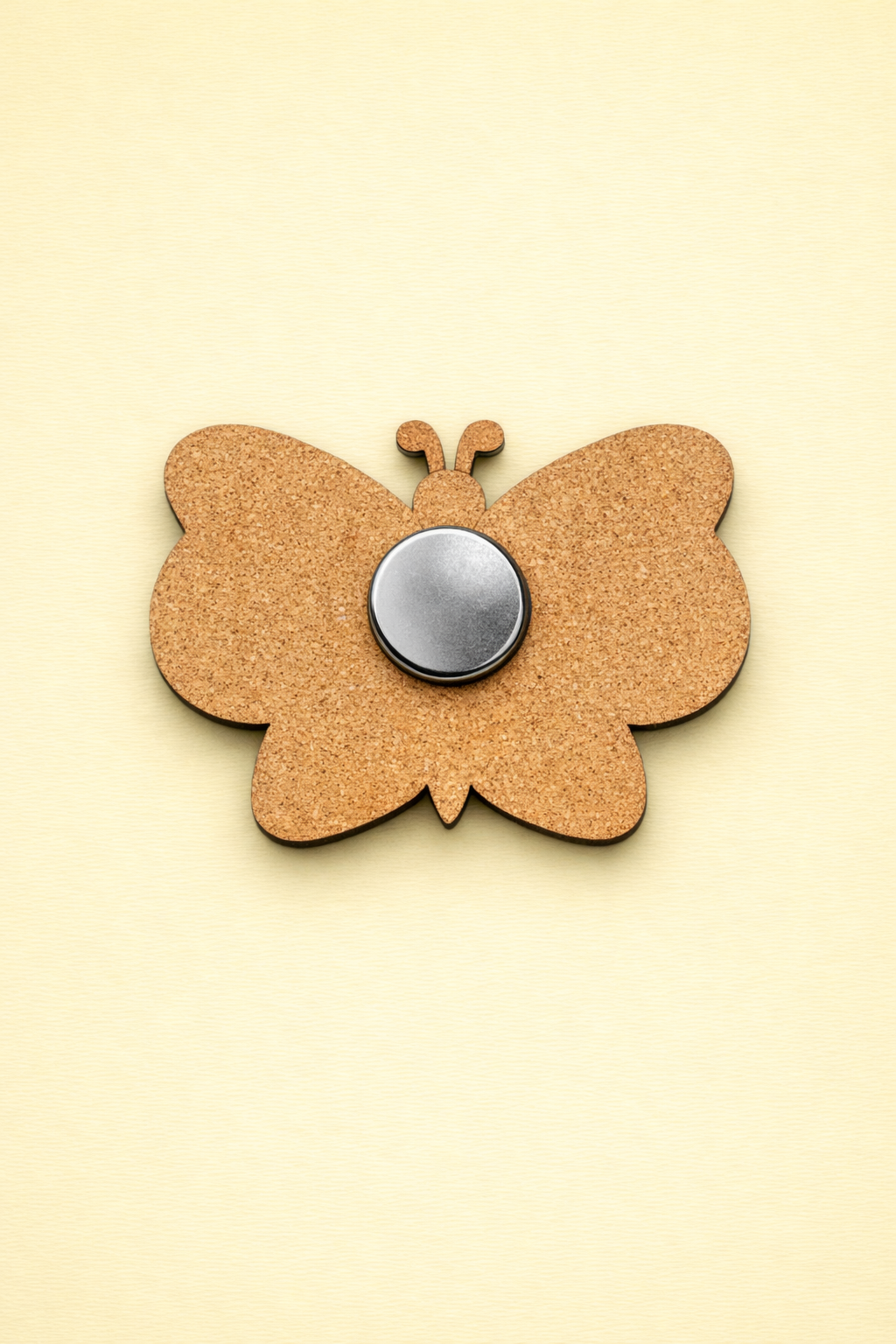 backside of MDF Butterfly Fridge Magnet DIY Craft Cutout Decor Gift Sets unpainted laser cut base