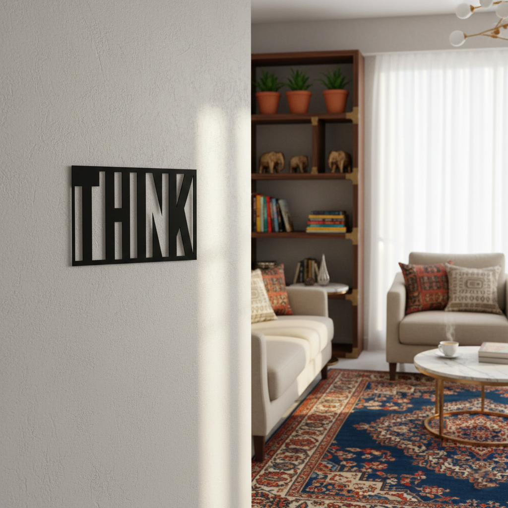 THINK MDF Wall Decor for Modern Home Interior