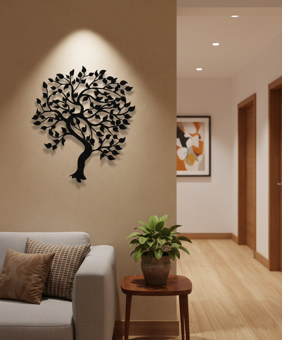 Tree of Life MDF Wall Decor for Modern Home Interior